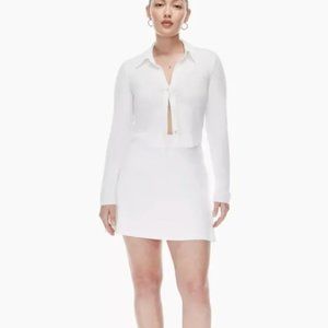 Aritzia // Wilfred Pose Waist Long Sleeve Top